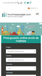 Mobile Screenshot of muchoequipaje.com